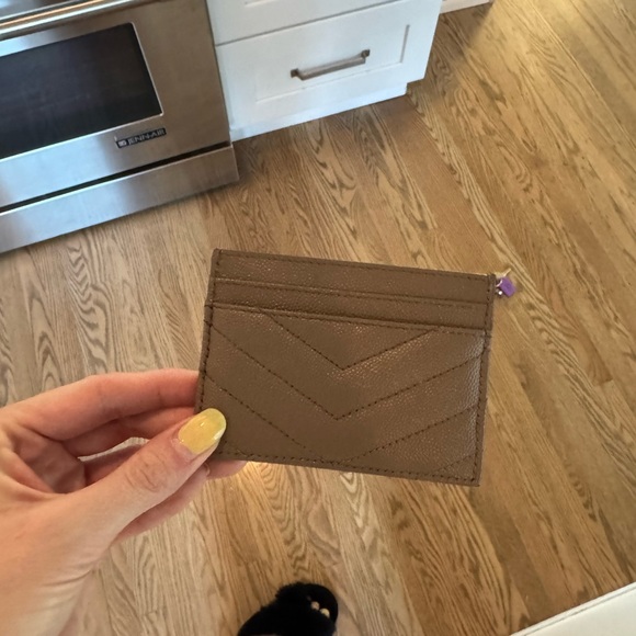 Saint Laurent Cassandre Matelassé Leather Card Case - Picture 6 of 7